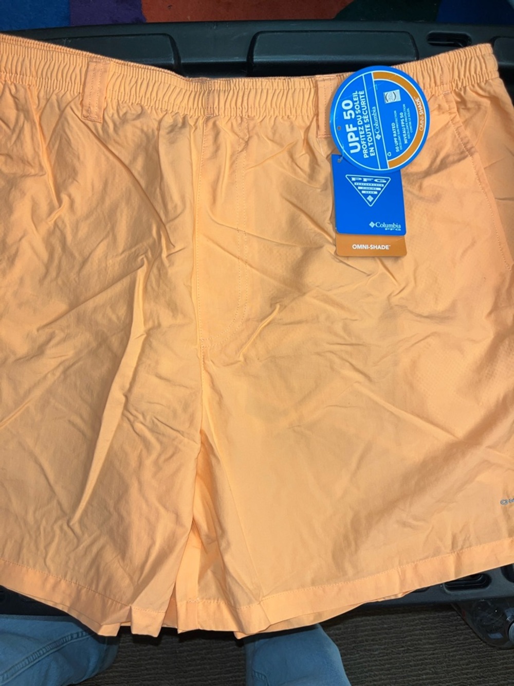 Columbia Men’s Peach Athletic Shorts brand new with tags size XXL